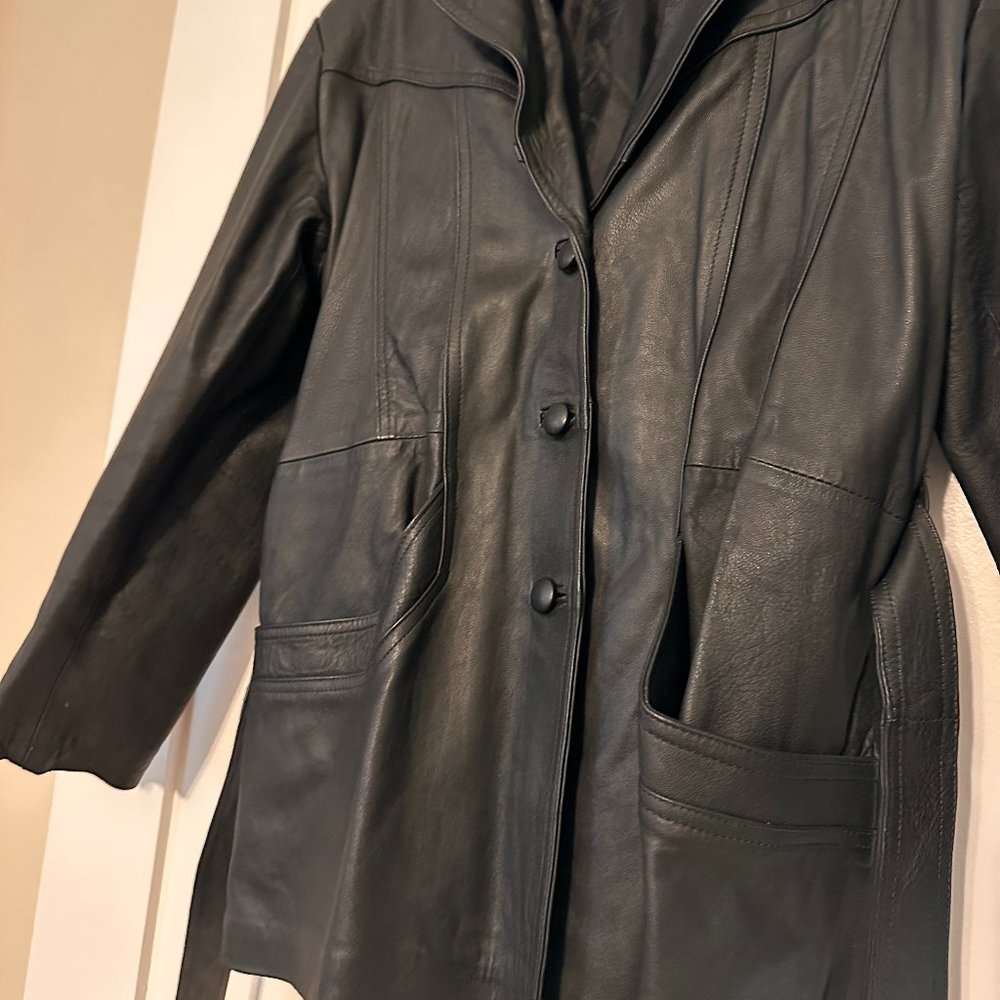 Leather Blazer Jacket (real vintage - Mexico)